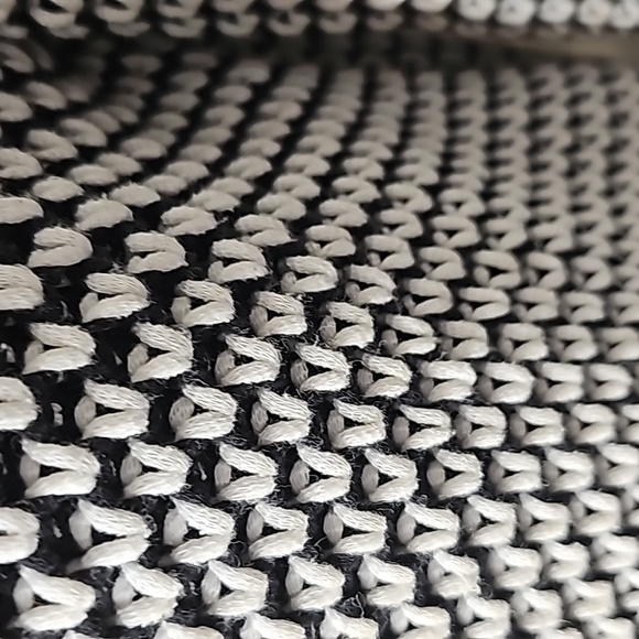 Chico's crochet Cardigan fringes honeycomb pattern Chico's Size 1 US size UA 8/M - Picture 7 of 13